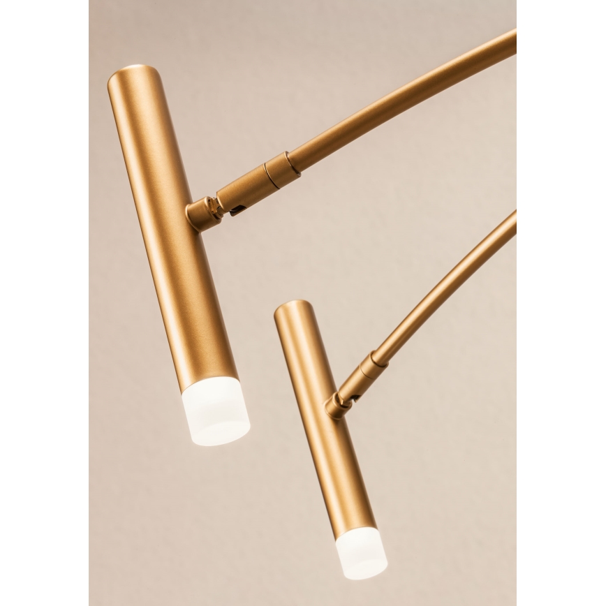 Redo 01-3448 - Lustre LED dimerizável em haste RAYEN LED/60W/230V CRI 90 dourado