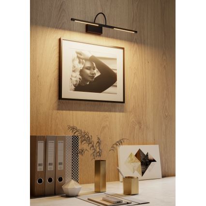 Redo 01-3465 - Iluminação de ilustração LED KENDO LED/6W/230V 34,4 cm CRI 92 preto