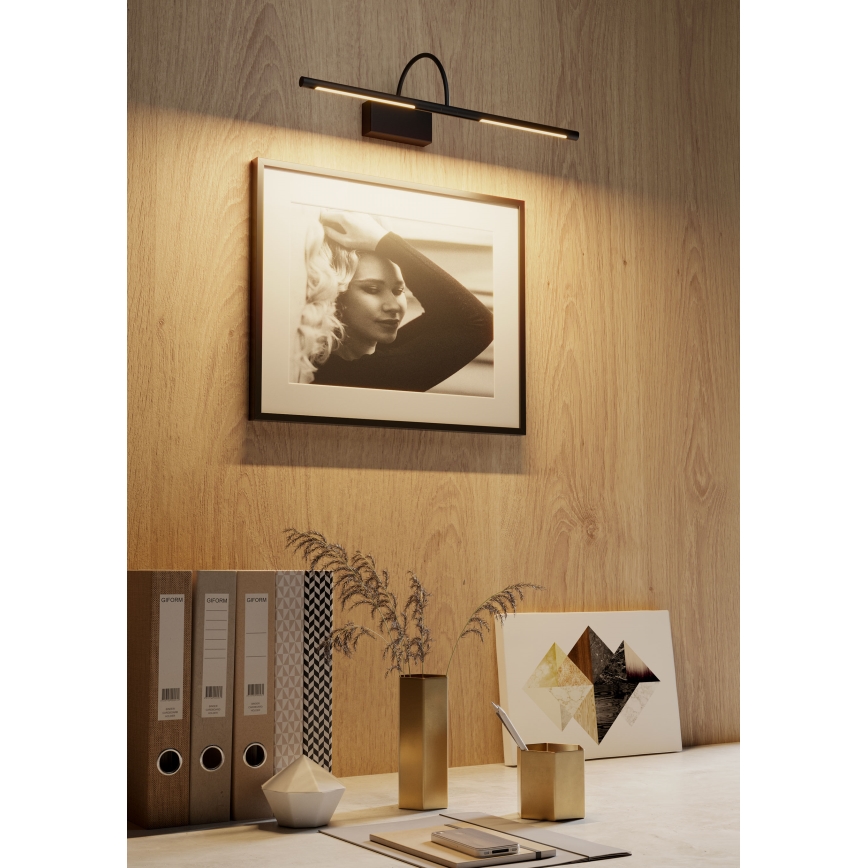 Redo 01-3467 - Iluminação de ilustração LED KENDO LED/11W/230V 51,4 cm CRI 92 preto