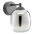 Redo 01-3483 - Arandela LED KHADI LED/6W/230V CRI 90 preta/fumê