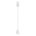 Redo 01-3546 - Candeeiro suspenso LED AVES LED/12W/230V diâmetro 9,6 cm CRI 90 branco