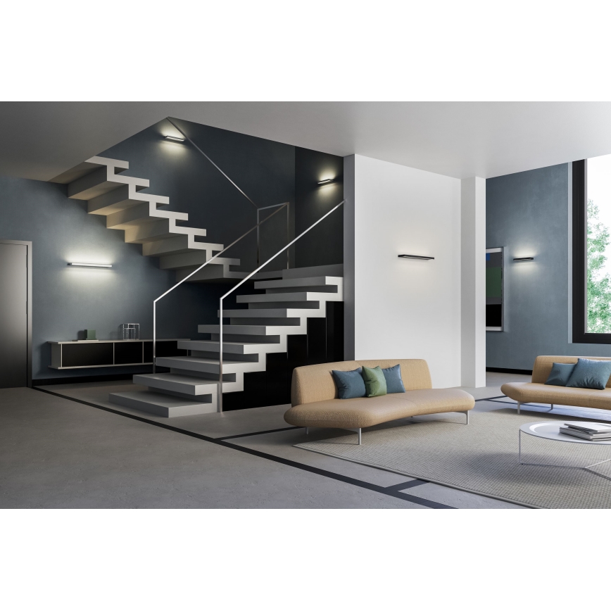 Redo 01-3553 - Iluminação de parede LED SEED LED/15W/230V preto