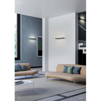 Redo 01-3555 - Iluminação de parede LED SEED LED/30W/230V preto