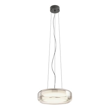 Redo 01-3592 - Candeeiro suspenso LED SOLERA LED/36W/230V diâmetro 45 cm CRI 93 3000/4000K cinzento