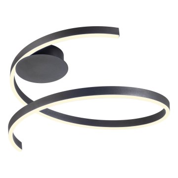 Redo 01-4012 - Luminária de teto LED dimerizável SCROLL LED/38W/230V 3000K/4000K/6000K IRC 90 Ø 60 cm preta