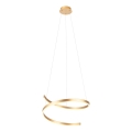 Redo 01-4014 - Lustre LED dimerizável em cabo SCROLL LED/38W/230V 3000K/4000K/6000K IRC 90 Ø 60 cm dourado