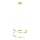 Redo 01-4014 - Lustre LED dimerizável em cabo SCROLL LED/38W/230V 3000K/4000K/6000K IRC 90 Ø 60 cm dourado