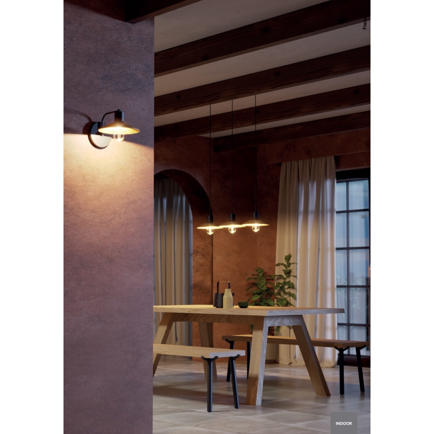 Redo 01-4054 - Candeeiro suspenso FRESNO 1xE27/42W/230V diâmetro 24 cm