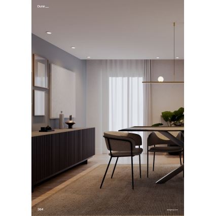 Redo 01-4301 - Lustre LED dimerizável pendente em cabo DUNE LED/48W/230V 3000K CRI 90 branco/dourado