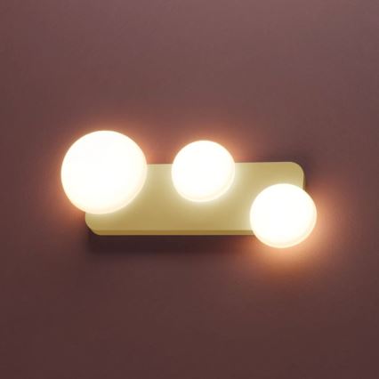Redo 01-4329 - Aplique de parede LED LUMIEN 3xLED/18W/230V 2700/3000K IRC 90 branco/dourado