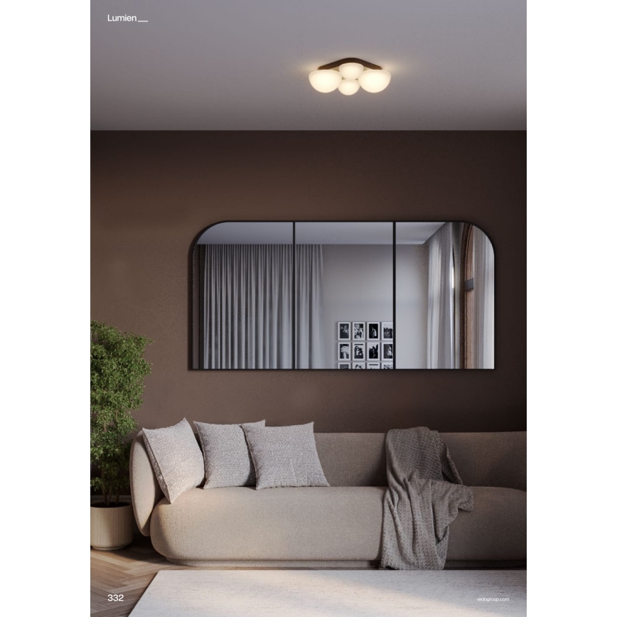 Redo 01-4332 - Luminária de teto LED LUMIEN 4xLED/26W/230V 2700/3000K IRC 90 branco/dourado