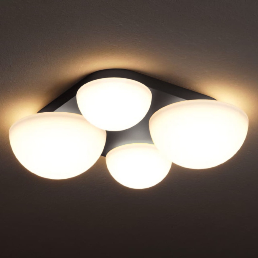 Redo 01-4333 - Luminária de teto LED LUMIEN 4xLED/26W/230V 2700/3000K IRC 90 branco/preto