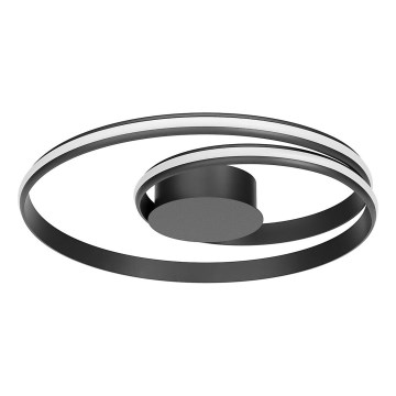 Redo 01-4359 - Luminária de teto dimerizável TORSION LED/40W/230V 2700/3000/4000K CRI 90 Ø 56 cm preta