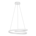 Redo 01-4360 - Lustre LED dimerizável suspenso por cabo TORSION LED/40W/230V 2700/3000/4000K CRI 90 diâmetro 56 cm branco