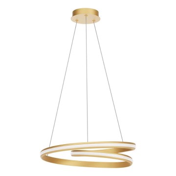 Redo 01-4361 - Lustre pendente dimerizável em cabo TORSION LED/40W/230V 2700/3000/4000K IRC 90 Ø 56 cm dourado