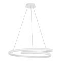 Redo 01-4363 - Lustre suspenso LED regulável em cabo TORSION LED/60W/230V 2700/3000/4000K IRC 90 Ø 75,2 cm branco