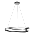 Redo 01-4365 - Lustre TORSION LED dimerizável suspenso por cabo LED/60W/230V 2700/3000/4000K CRI 90 Ø 75,2 cm preto
