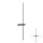 Redo 01-4675 - Aplique de parede LED TANGENT LED/9W/230V 2700/2850/3000K 73 cm IRC 90 preto
