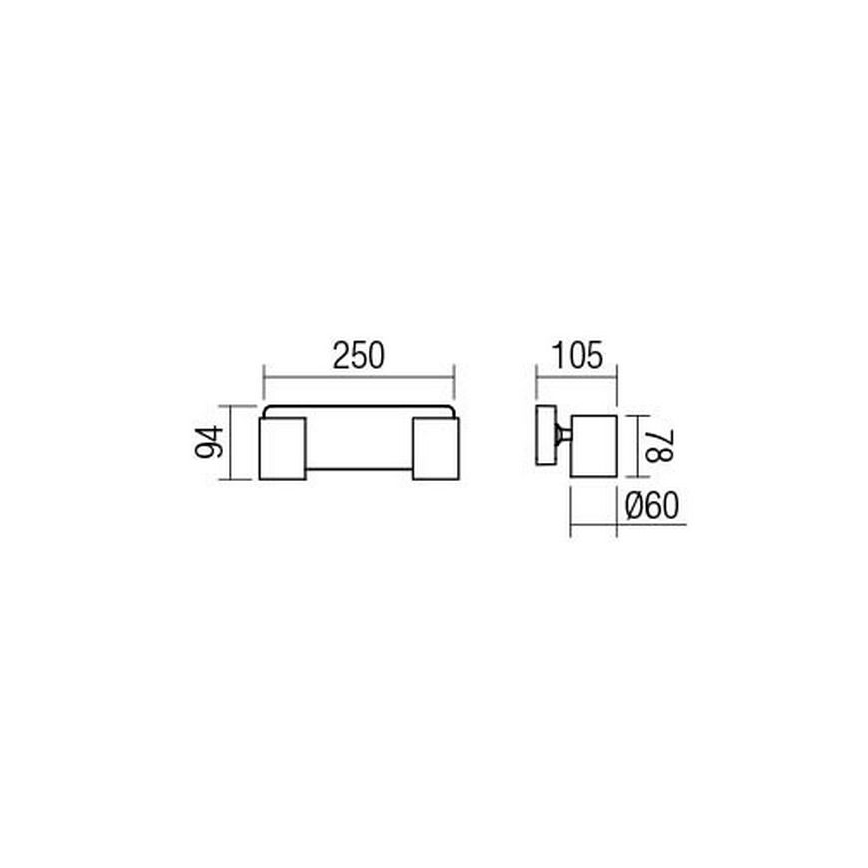 Redo 04-469 - Spot CAMEO 2xGU10/35W/230V branco