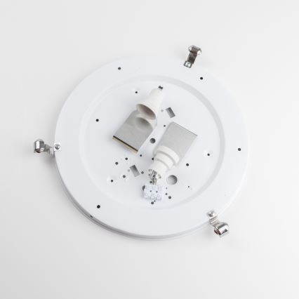 Redo 05-393 - Candeeiro de teto VIRGINIA 2xE27/42W/230V, diâmetro 40 cm, cinzento