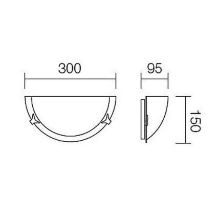 Redo 05-799 - Iluminação de parede AMALFI 1xE27/42W/230V