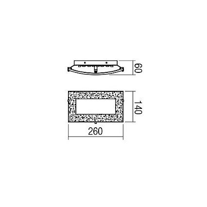 Redo 05-863 - Luminária de parede LED ARTEMIS LED/10W/230V prata