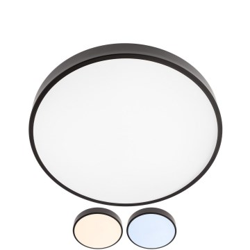 Redo 05-933 - Iluminação de teto LED KNOB LED/36W/230V 3000K-6500K 40 cm preto