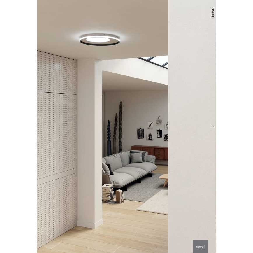 Redo 05-959 - Iluminação de teto LED com regulação SINTESI LED/45W/230V diâmetro 45 cm 3000-6000K + comando