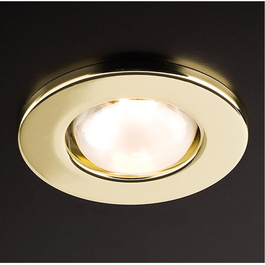Redo 70216 - Luminária embutida de teto FR 1xE14/30W/230V dourada
