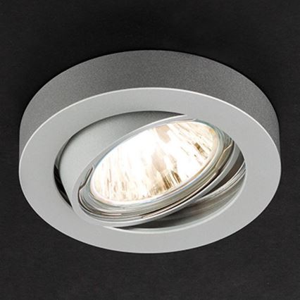 Redo 70280 - Luminária encastrável MT 1xGU5,3/50W/12V prateada