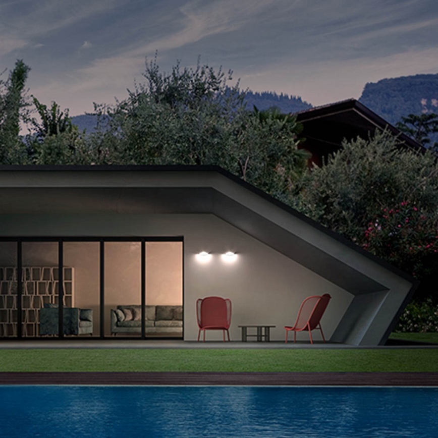 Redo 90002 - Aplique de parede exterior CHALET LED/8W/230V IP54