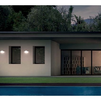 Redo 90002 - Luz de parede LED de exterior CHALET 1xLED/8W/230V IP54