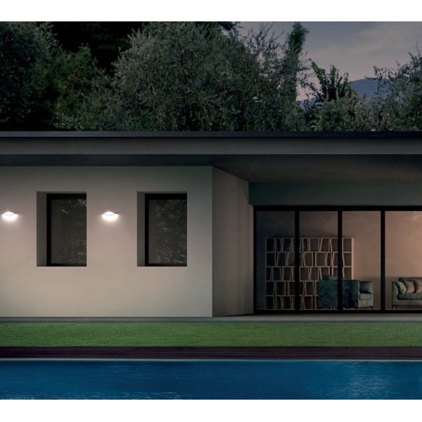 Redo 90002 - Luz de parede LED de exterior CHALET 1xLED/8W/230V IP54