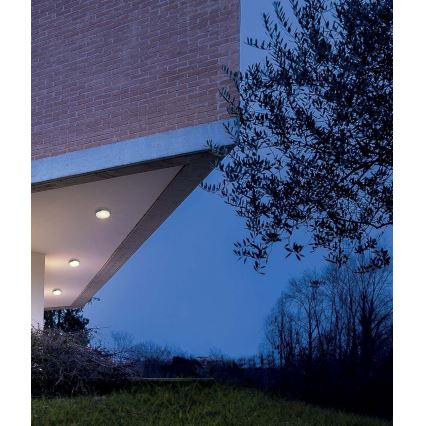 Redo 90006 - Iluminação de teto exterior LED SKOR LED/16W/230V diâmetro 25 cm IP54 castanho