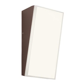 Redo 90021 - Iluminação de parede exterior LED TOKYO LED/12W/230V 3000K IP54 castanho