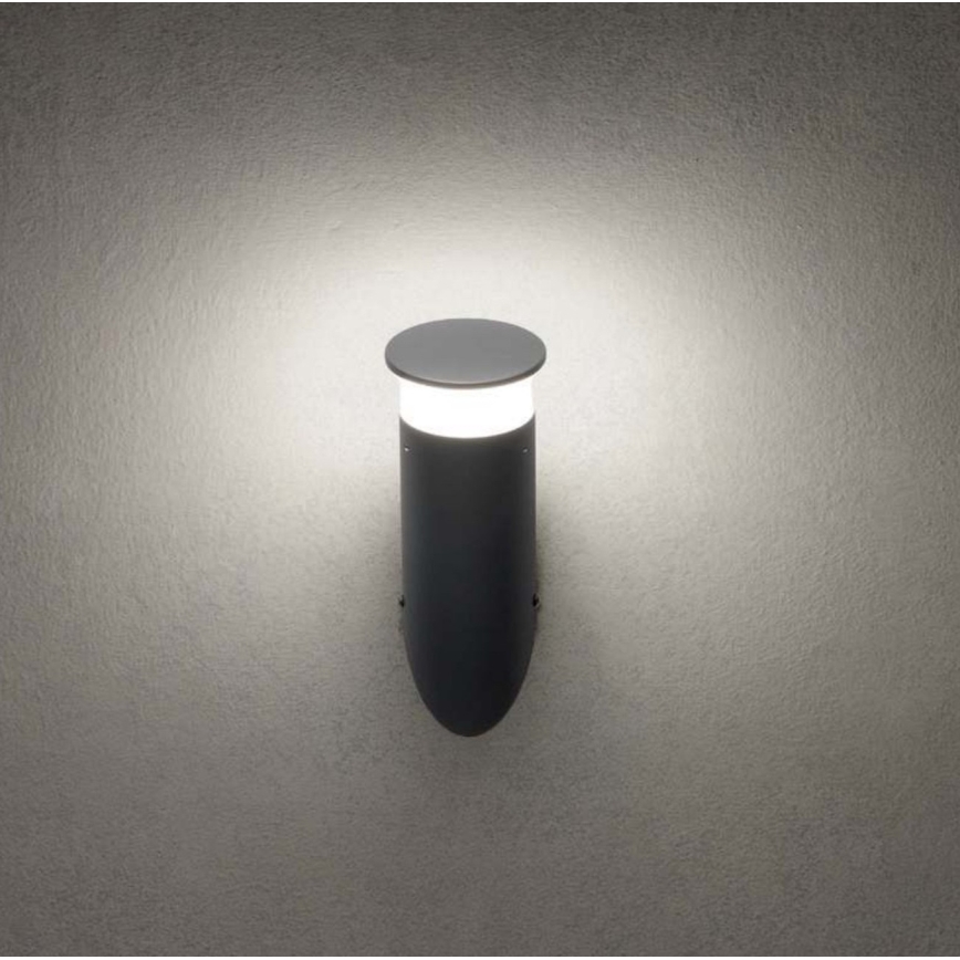 Redo 90073 - LED RGBW Aplique de parede exterior ALGON LED/6W/230V Wi-Fi Tuya IP65 antracite