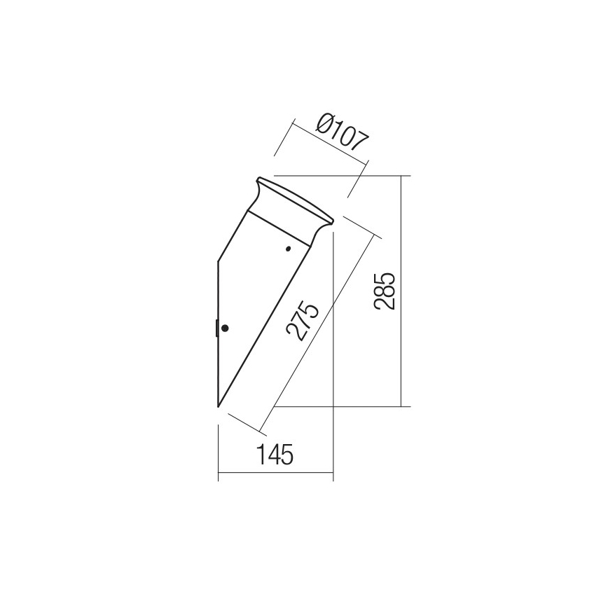 Redo 90073 - LED RGBW Aplique de parede exterior ALGON LED/6W/230V Wi-Fi Tuya IP65 antracite