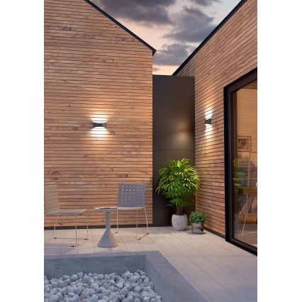 Redo 90126 - Aplique de parede LED para exterior AXEL LED/7W/230V 3000 K IP65 antracite