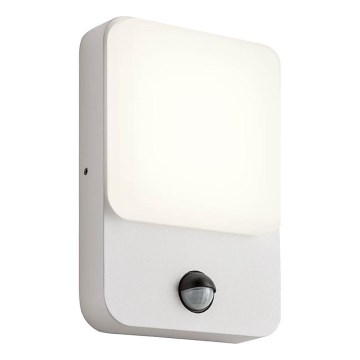 Redo 90132 - Aplique de parede LED para exterior com sensor de movimento e crepúsculo COLIN LED/9W/230V 4000K IP54 branco