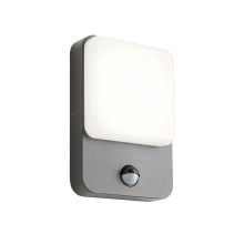 Redo 90133 - Iluminação de parede exterior LED com sensor COLIN 1xLED/9W/230V IP54