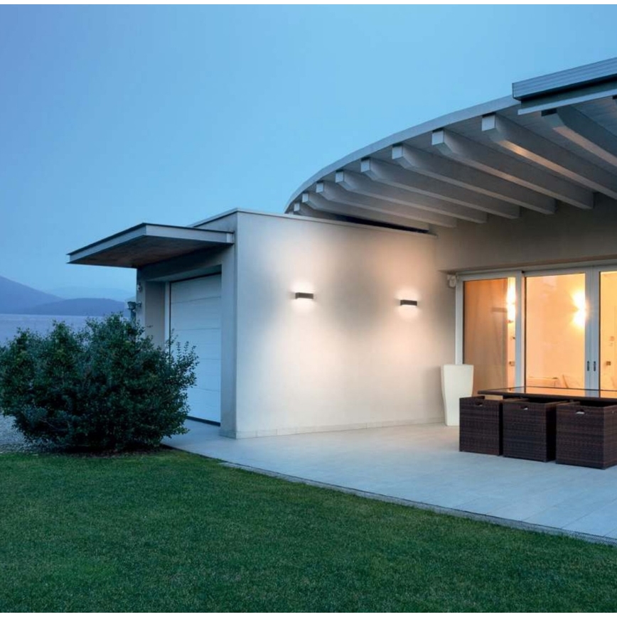 Redo 90153 - Aplique de parede exterior LAMPRIS LED/9W/230V IP65