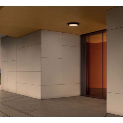 Redo 90156 - Iluminação de teto exterior LED PONZA LED/18W/230V diâmetro 30 cm IP65