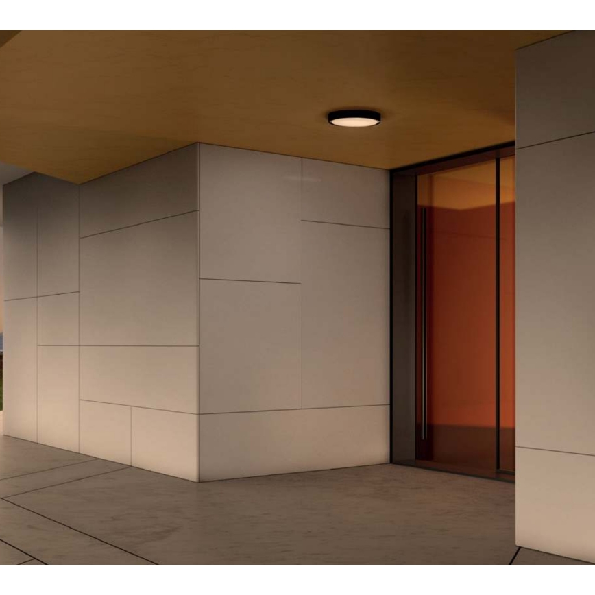 Redo 90156 - Iluminação de teto exterior LED PONZA LED/18W/230V diâmetro 30 cm IP65