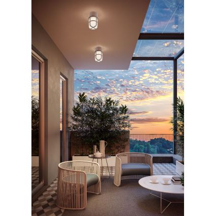 Redo 90194 - Foco exterior TRITON 1xE27/28W/230V IP54 cobre