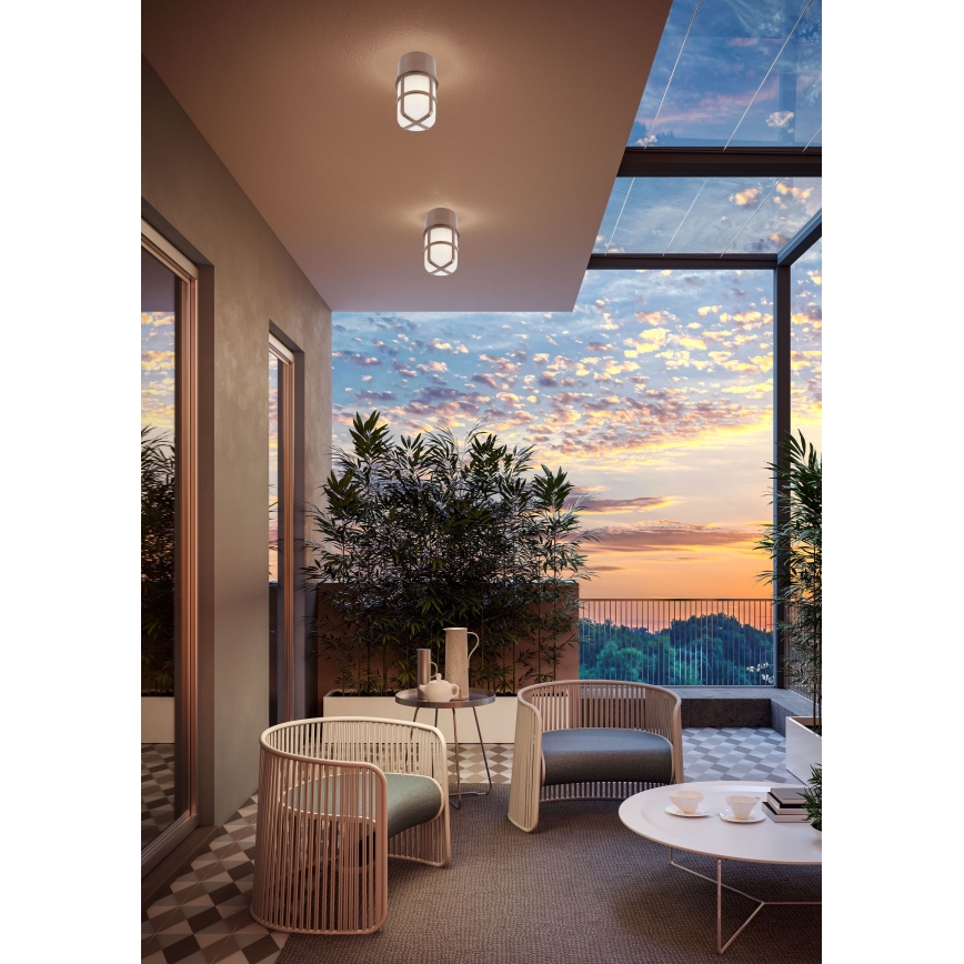 Redo 90194 - Foco exterior TRITON 1xE27/28W/230V IP54 cobre