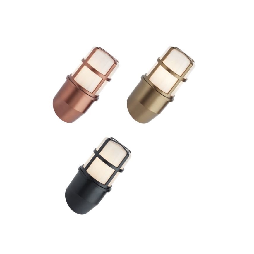 Redo 90202 - Iluminação de parede exterior TRITON 1xE27/28W/230V IP54 latão