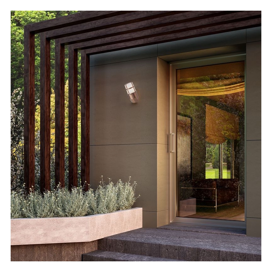 Redo 90203 - Iluminação de parede exterior TRITON 1xE27/28W/230V IP54 cobre