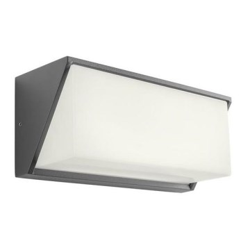 Redo 90238 - Iluminação de parede exterior LED SPECTRA LED/16W/230V 3000K IP54 cinzento