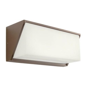 Redo 90239 - Iluminação de parede exterior LED SPECTRA LED/16W/230V 3000K IP54 castanho