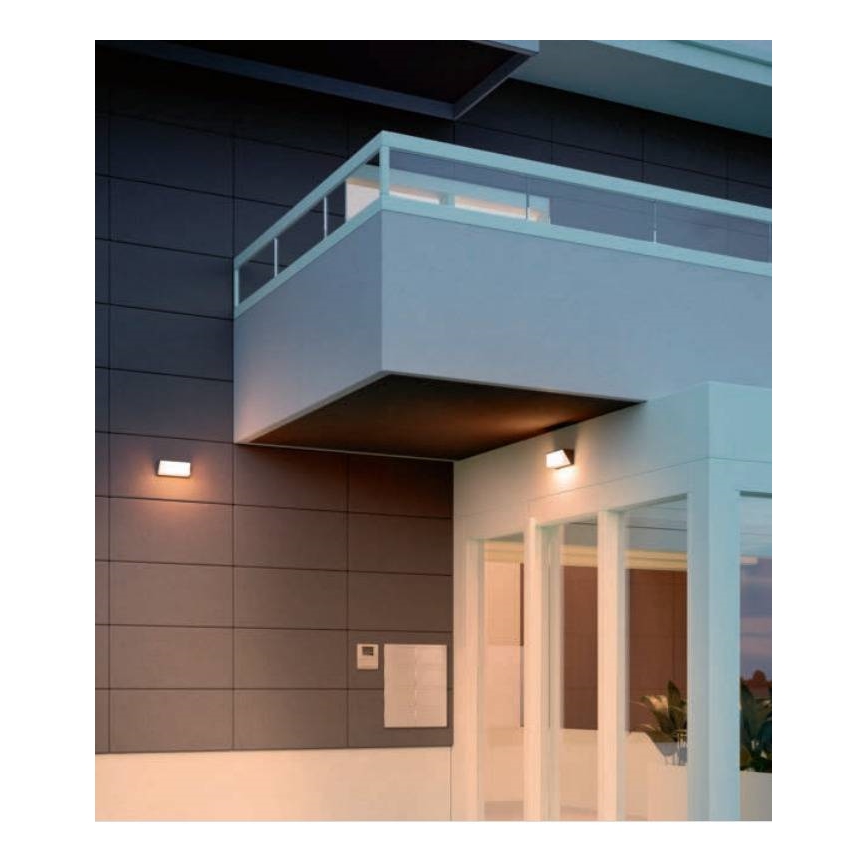 Redo 90239 - Iluminação de parede exterior LED SPECTRA LED/16W/230V 3000K IP54 castanho